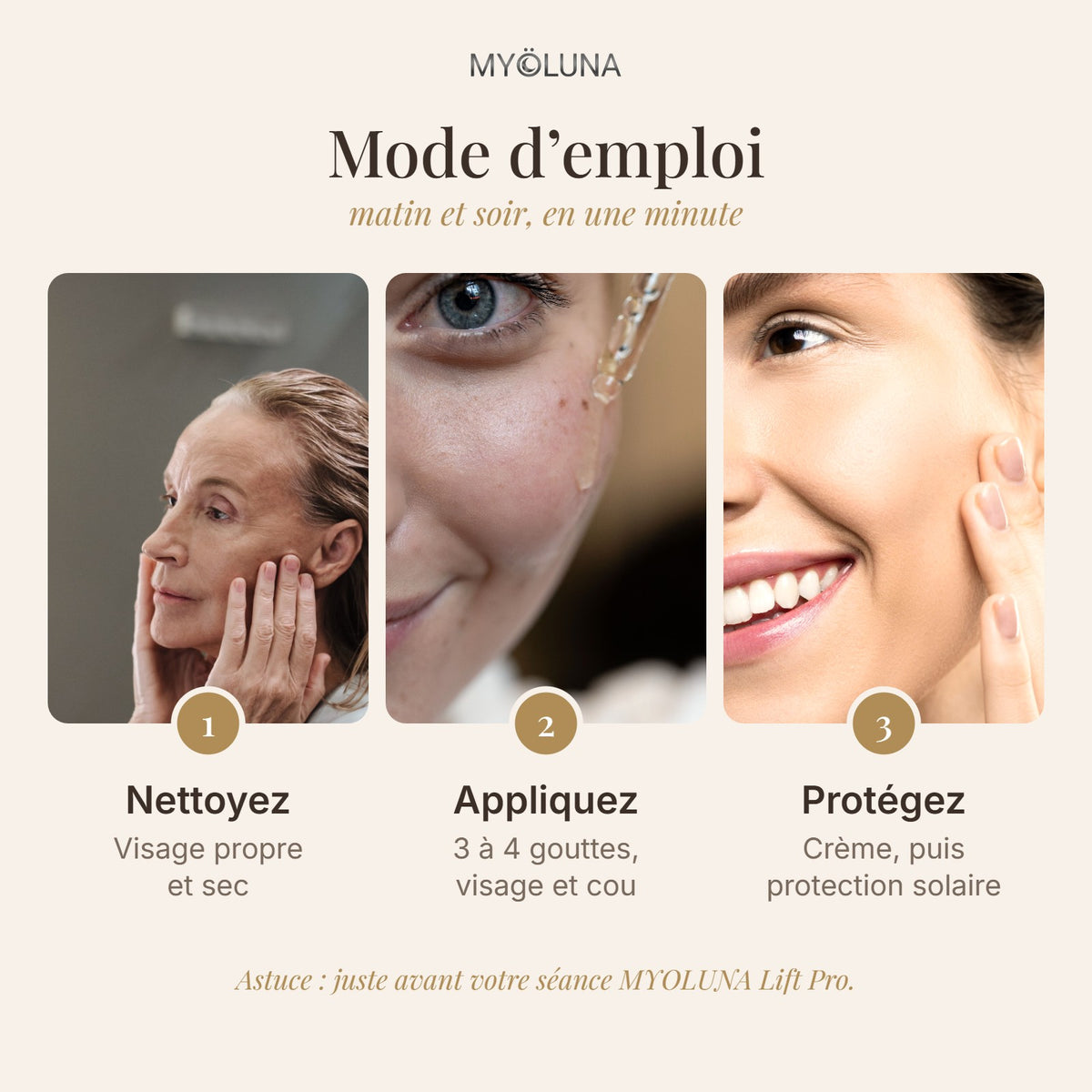 Mode d’emploi du Sérum Bakuchiol en 3 étapes